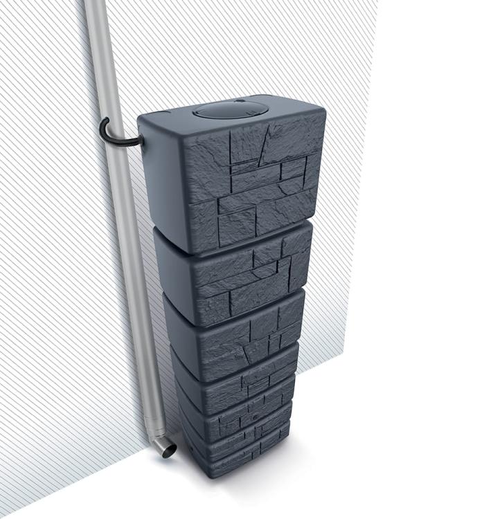 Zbiornik na deszczówkę TOWER STONE IDTST350 + przyłącza