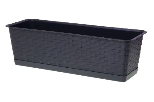 Skrzynka balkonowa Ratolla z podstawką ISR500P ANTRACYT