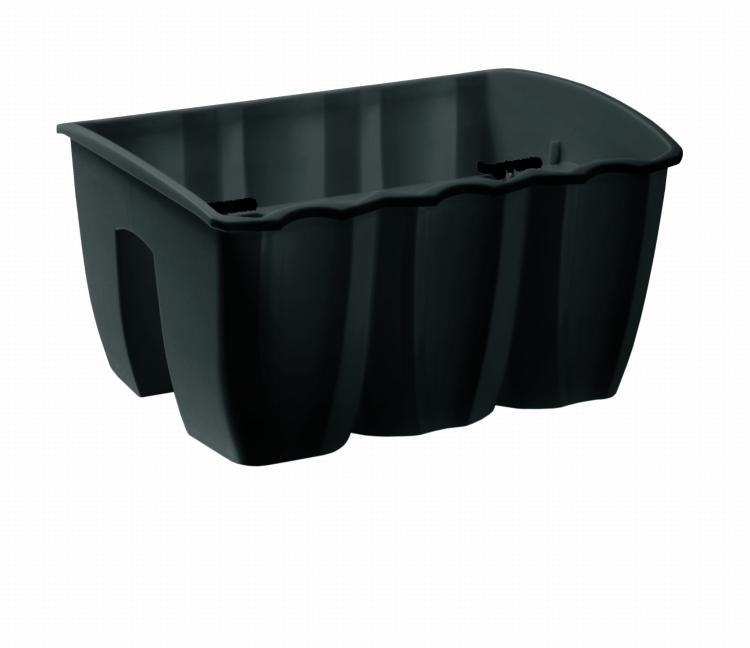 Doniczka na balustradę CROWN DCRO400 antracytowa