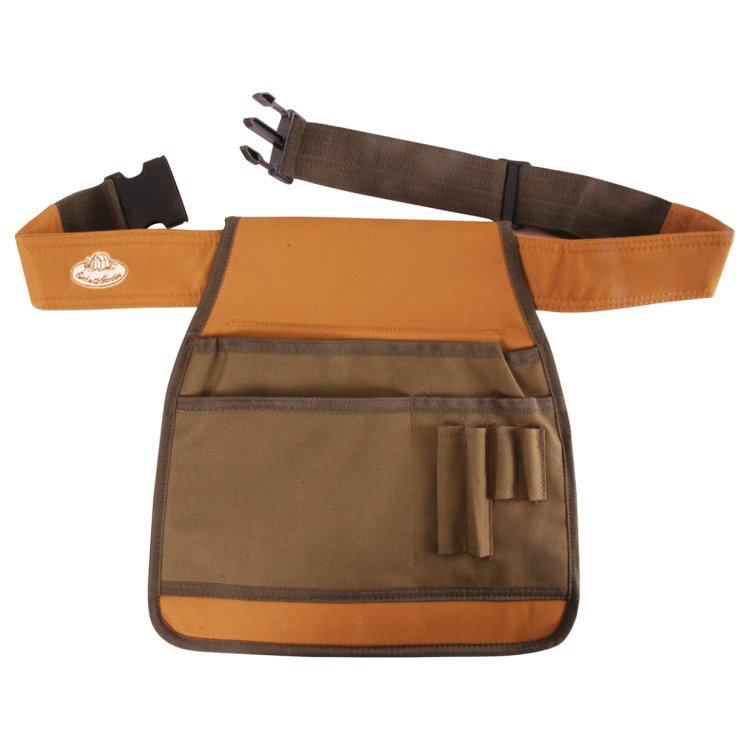 Pas ogrodniczy na narzędzia brąz