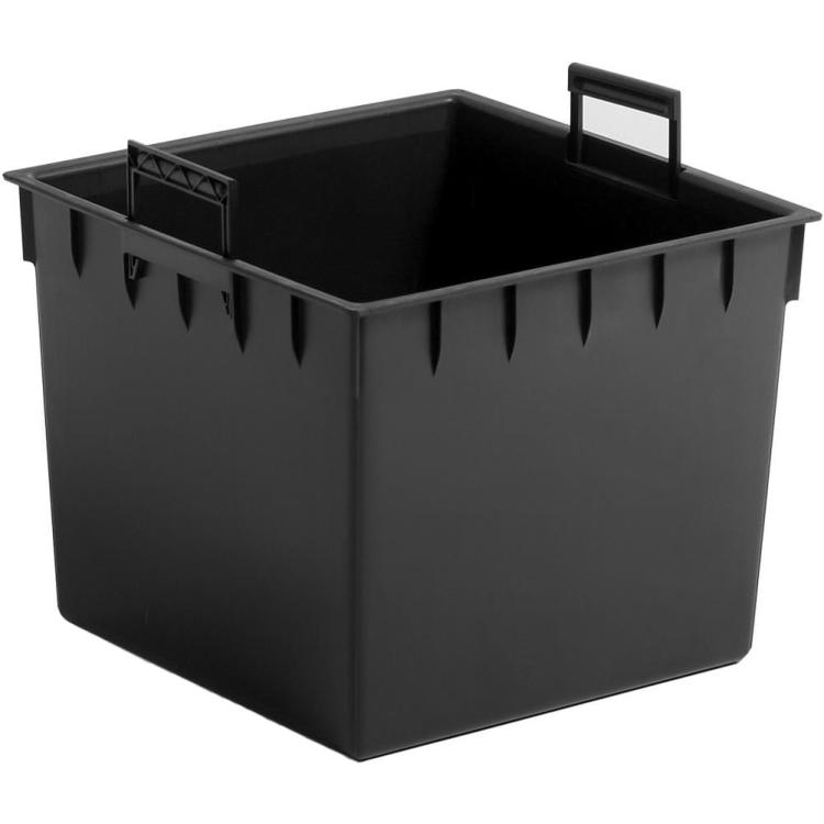 Doniczka kwadratowa, rattanowa RATO Low DRTS225L z wkładem