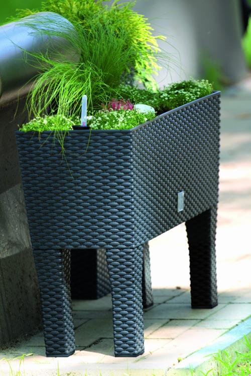 Doniczka na nóżkach, wysoka z nwadnianiem RATO Case DRTC600H