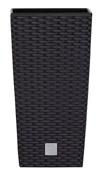 Doniczka wysoka z nawadnianiem, rattanowa RATO DRTS300S