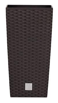 Doniczka wysoka z nawadnianiem, rattanowa RATO DRTS400S