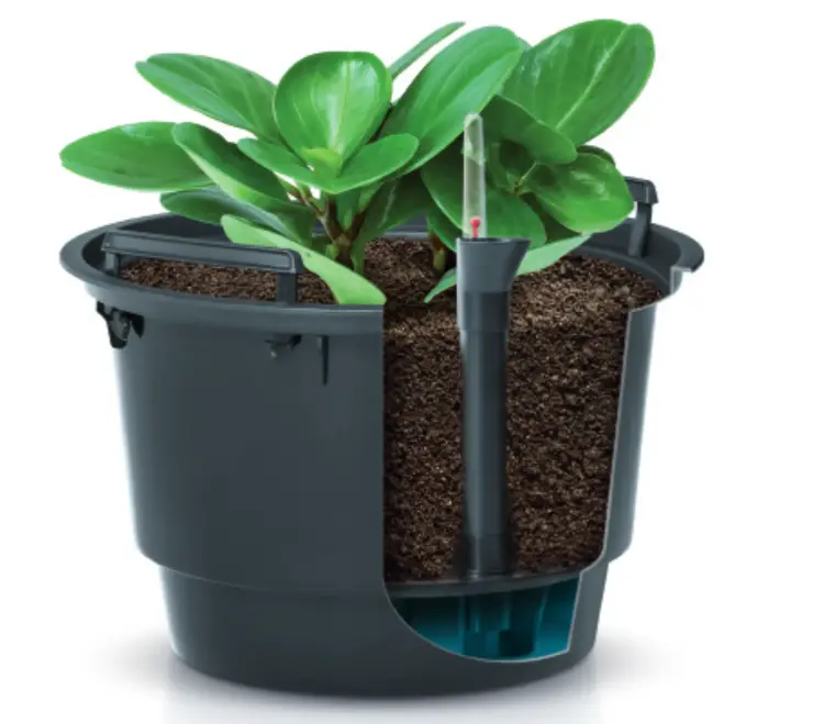 Doniczka wysoka z nawadnianiem, rattanowa Rato DRTUS200S