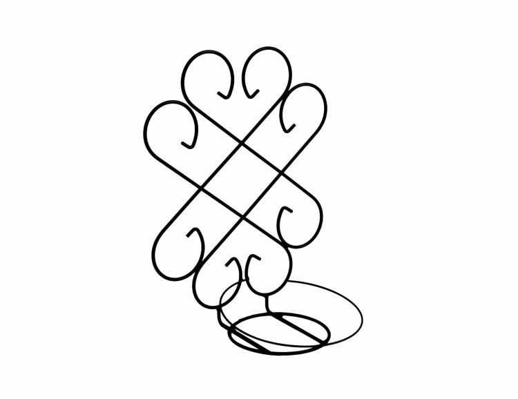 Kwietnik na ścianę  Ornament I, ELGarden