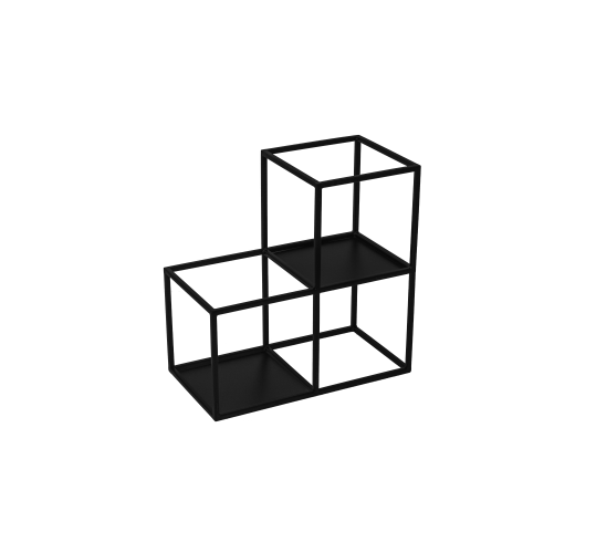 Kwietnik metalowy na ścianę Modułowy I, ELGarden