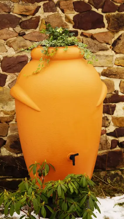 Beczka na deszczówkę AQUACAN 360 l + przyłącza