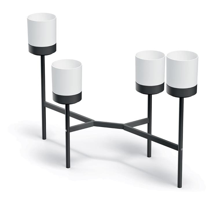 Kwietnik metalowy BLOOMIE STAND, Prosperplast, IKD4L