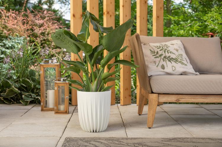 Doniczka okrągła MIRA 145, Lamela