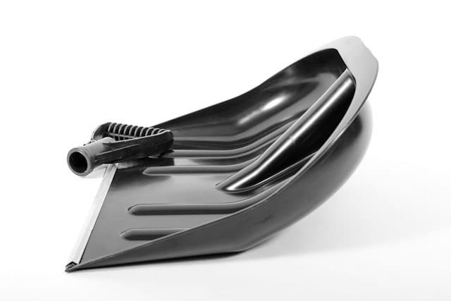 Łopata do śniegu 45 cm czarna