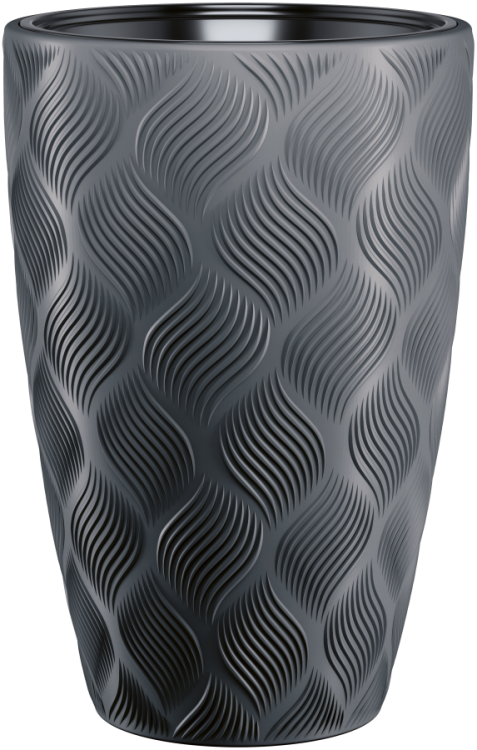 Doniczka wysoka, ogrodowa Flow Slim 40, Form Plastic