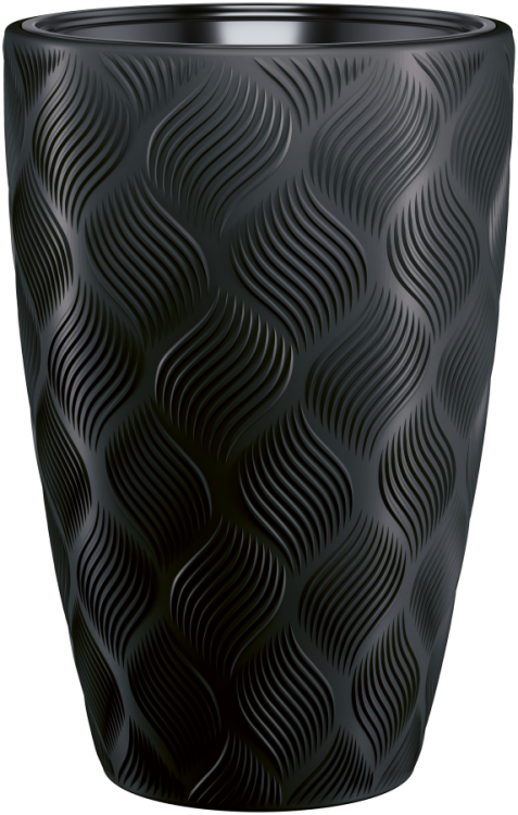Doniczka wysoka, ogrodowa Flow Slim 40, Form Plastic