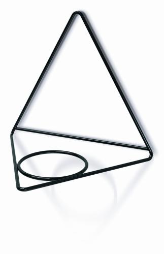 Kwietnik wiszący, metalowy, Showy Hanger-Trójkąt 30 cm