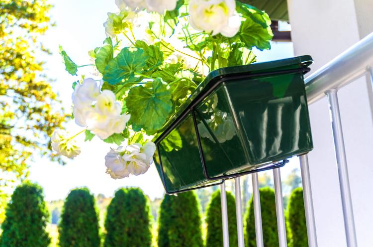 Uchwyt na doniczkę balkonową, metalowy, 2080, ELGarden