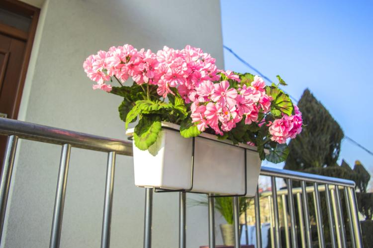 Uchwyt na doniczkę balkonową, metalowy, 2080, ELGarden