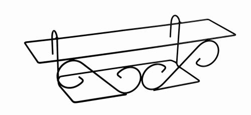 Uchwyt na doniczkę balkonową, metalowy, 2086, ELGarden