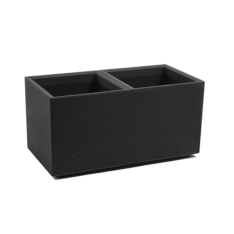 Donica podłużna ogrodowa, KARO ECO 800x400 beton