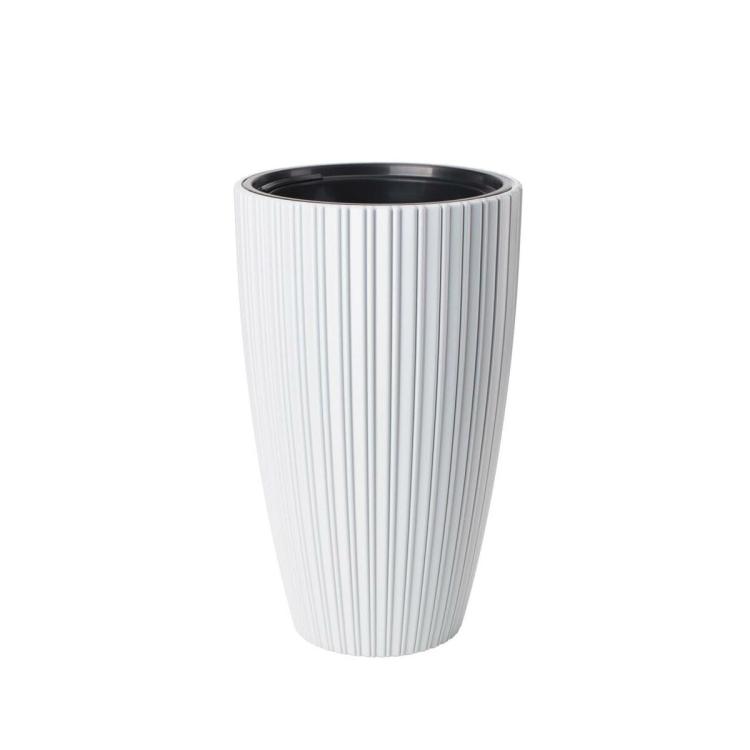 Donica wysoka Mika Slim 30 cm z wkładem