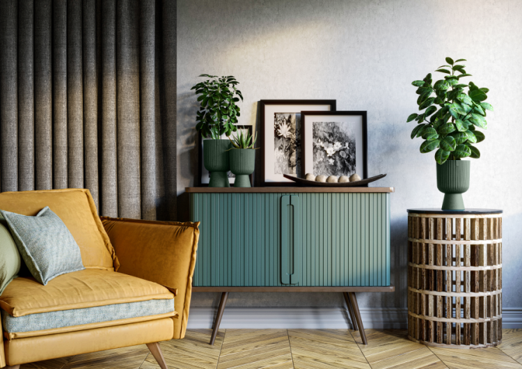 Doniczka na nóżce, Keli Mika Petit Eco Wood 18