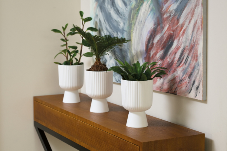 Doniczka na nóżce, Keli Mika Petit Eco Wood 18