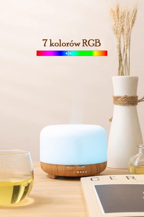 Nawilżacz powietrza dyfuzor zapachowy, okrągły, 300ml