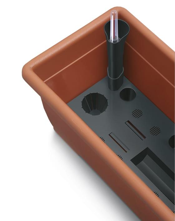 Zestaw doniczek balkonowych IS6CAN z uchwytami i keramzytem