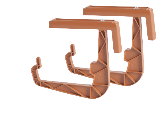 Zestaw doniczek balkonowych IS6CAN z uchwytami i keramzytem