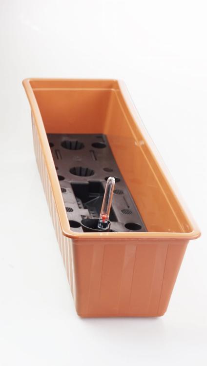 Zestaw doniczek balkonowych IS6CAN z uchwytami i keramzytem