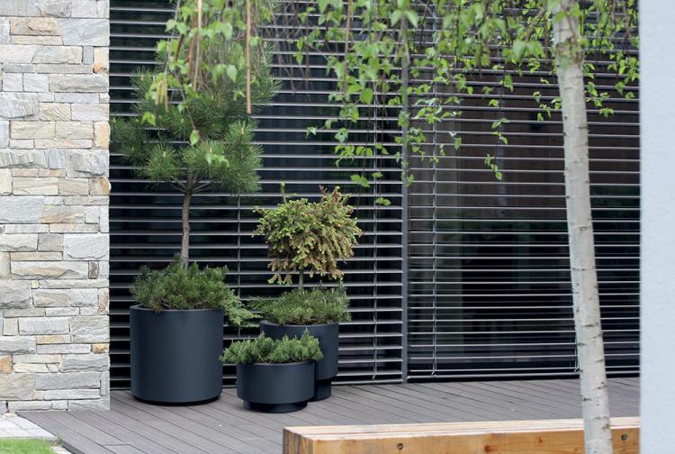 Doniczka okrągła HEOS DBHEN400 z wkładem