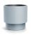 Doniczka okrągła HEOS DBHEN470 z wkładem szara