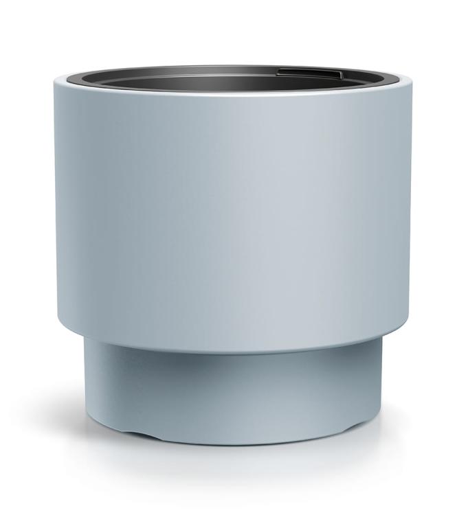 Doniczka okrągła HEOS DBHEN470 z wkładem szara