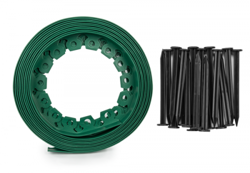 Obrzeże trawnikowe elastyczne EASY BORDER SET 40mm Zielony