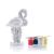 Figurka do pomalowania, kolorowanka 3D Flaming, Flamingo Classic