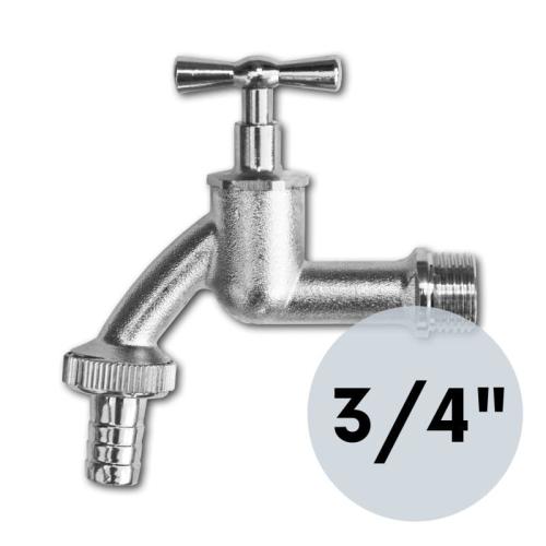 Kranik niklowany METALTAP 3/4" do zbiornika