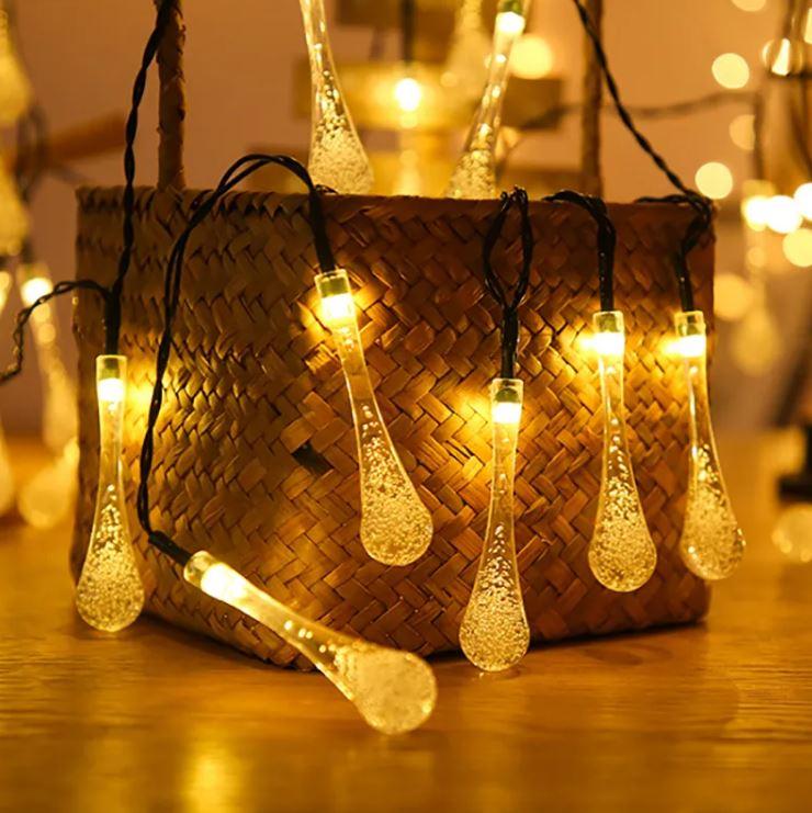 girlanda ogrodowa, ciepłe światło, LED SOPLE