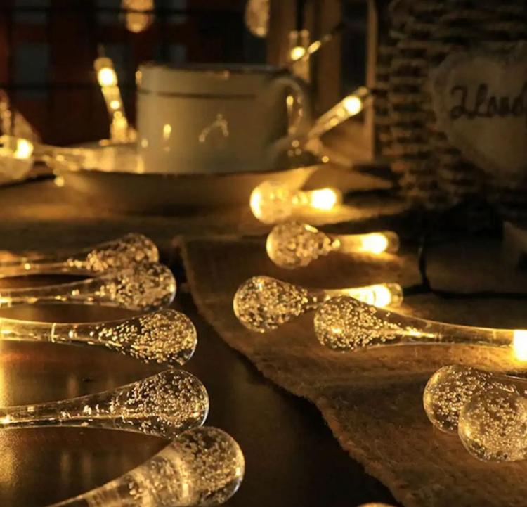 girlanda ogrodowa, ciepłe światło, LED SOPLE