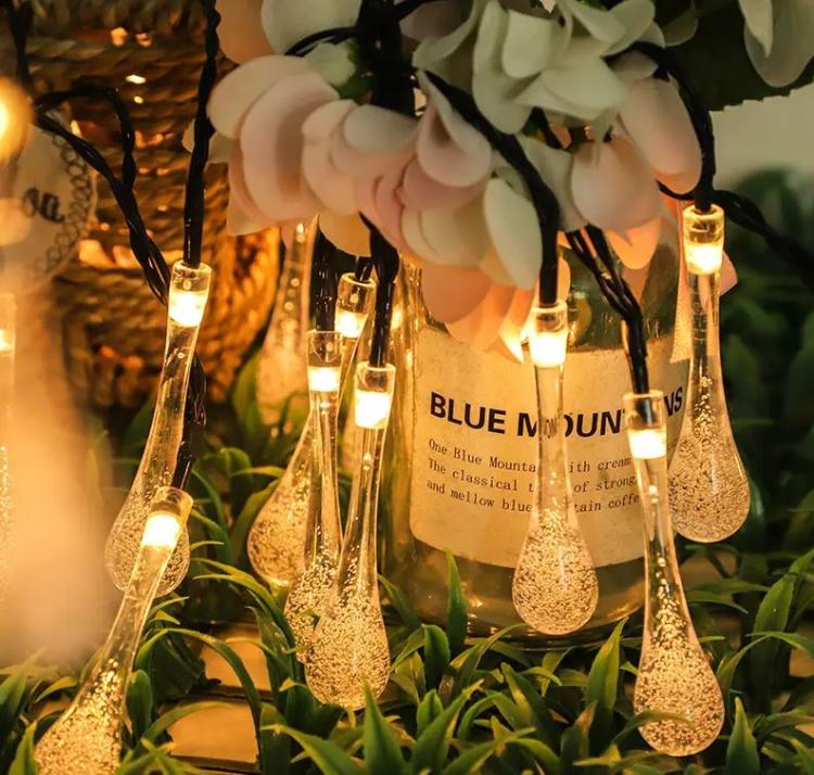 girlanda ogrodowa, ciepłe światło, LED SOPLE