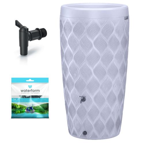 Zbiornik na deszczówkę z kranem Flow 240l | Platyn