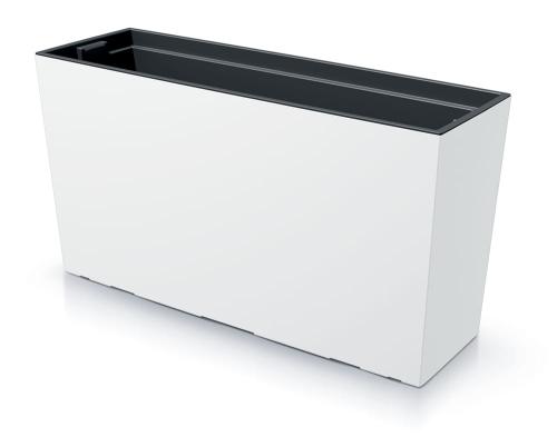 Doniczka podłużna Urbi Case M DUC800M, biała