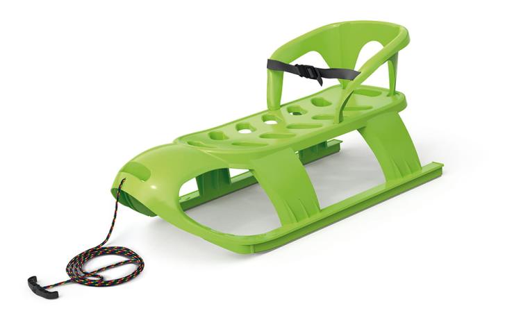 Sanki z oparciem BEZZY SEAT, zielony
