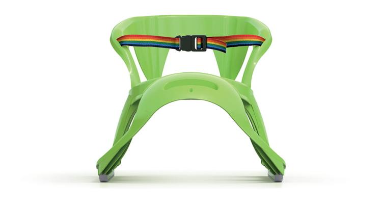 Sanki z oparciem BEZZY SEAT, zielony