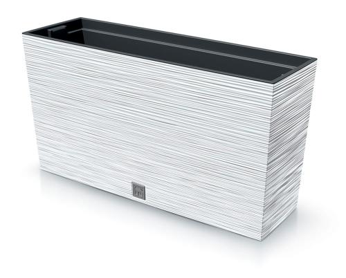 Doniczka podłużna FURU M DFC800M z wkładem, biały