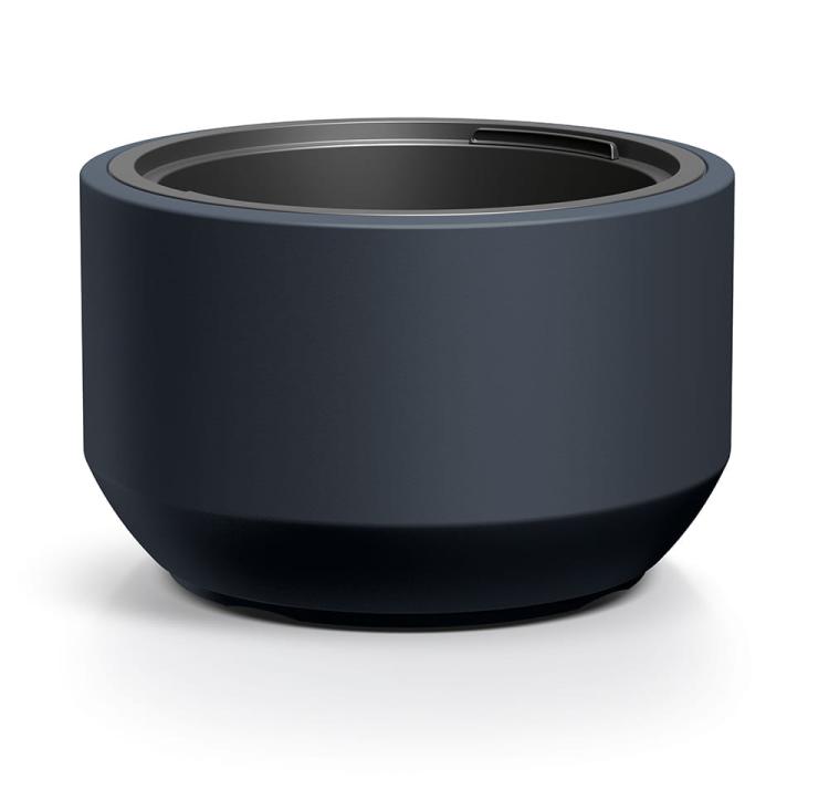 Doniczka okrągła HEOS DLHEW400 z wkładem, Antracyt