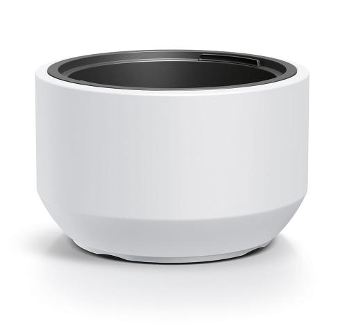 Doniczka okrągła HEOS DLHEW400 z wkładem, biały