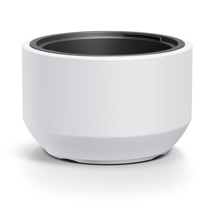 Doniczka okrągła HEOS DLHEW400 z wkładem, biały