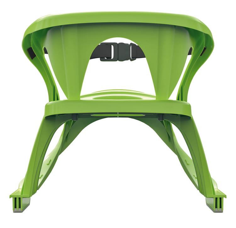 Sanki z oparciem BEZZY SEAT, zielony