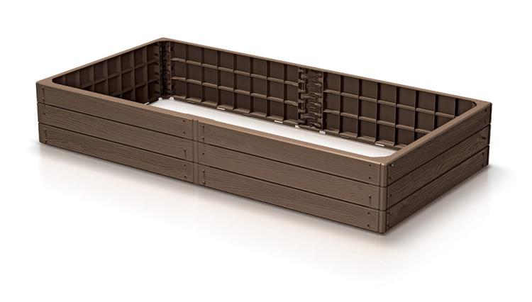 Skrzynia na warzywa Base Woody 1492x756 mm, rustykalna cegła