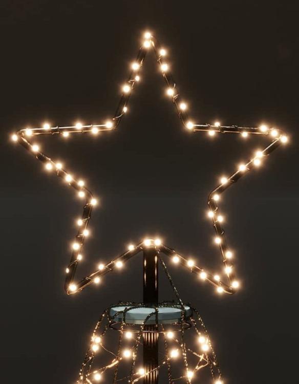 Choinka z lampek 300 cm 500 LED, ciepły biały