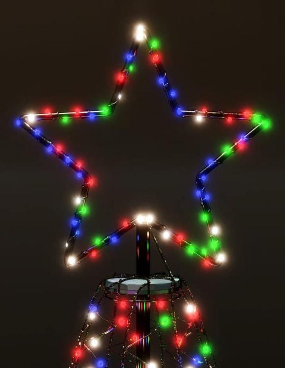 Choinka z lampek 300 cm 500 LED, multicolor